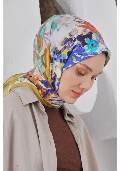 Hardal Loryan Scarf Diamond Henna Eşarp