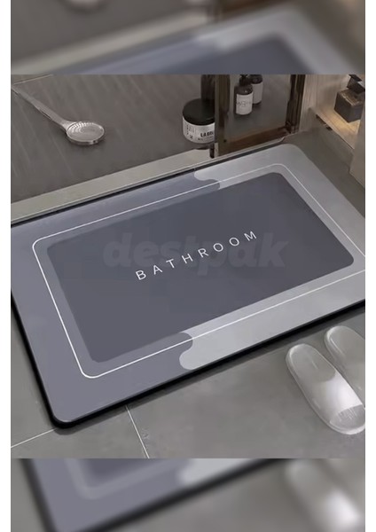 40X60 Kaymaz Banyo Paspası - Ultra Su Emici - Kaliteli Kalın Model