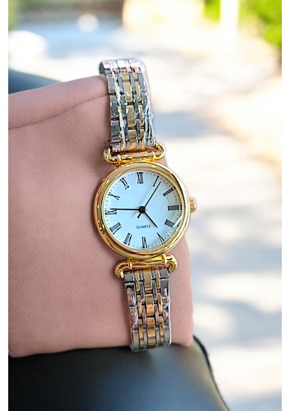 Yuvarlak Kasa Şıklığınıza Şıklık Katıcak Premium Kasa Retro Kadın Kol Saati