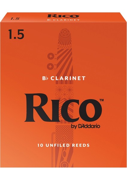 D'Addario Woodwinds Rico RCA1015 Sib Klarnet Kamışı No:1,5