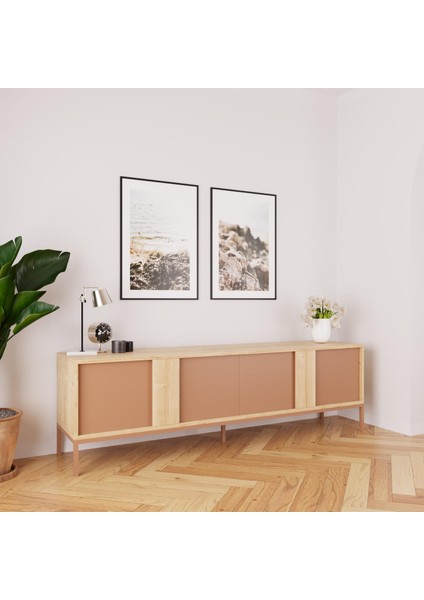E3330 Tv Ünitesi Terracotta 180 cm