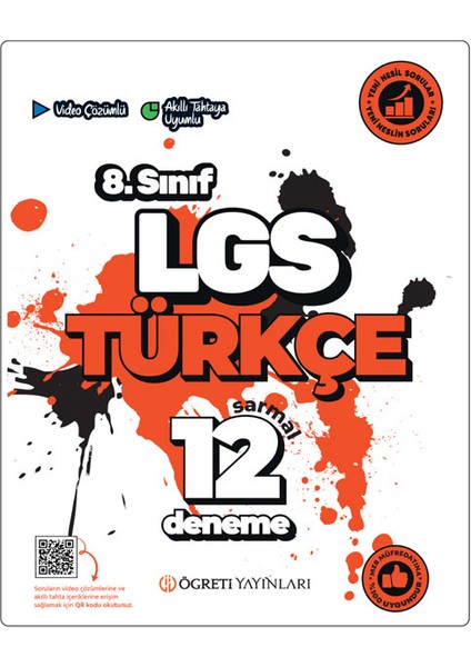 LGS 8. Sınıf Türkçe Sarmal 12 Deneme