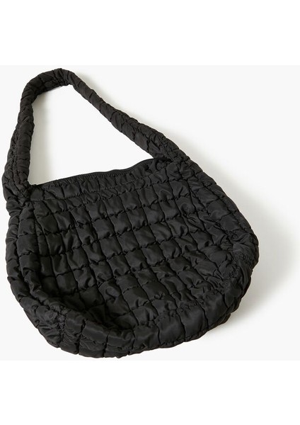 F21 Kapitone Puffer Tote Çanta