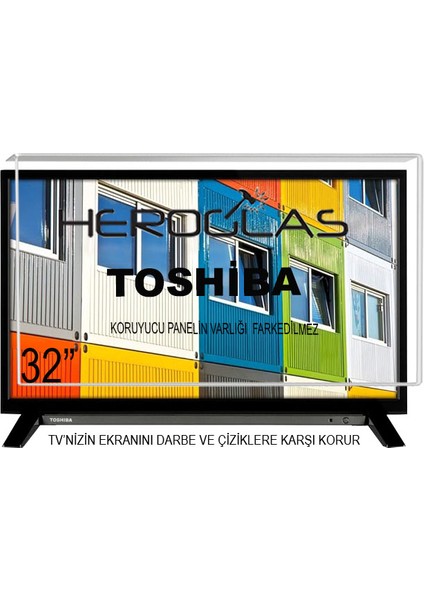 Toshıba 32LL3A63DT 32 Inç 82 Ekran Tv Ekran Koruyucu