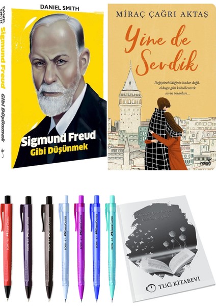 Sigmund Freud Gibi Düşünmek ve Yine De Sevdik Miraç Çağrı Aktaş 2'li Set + Hediyeli