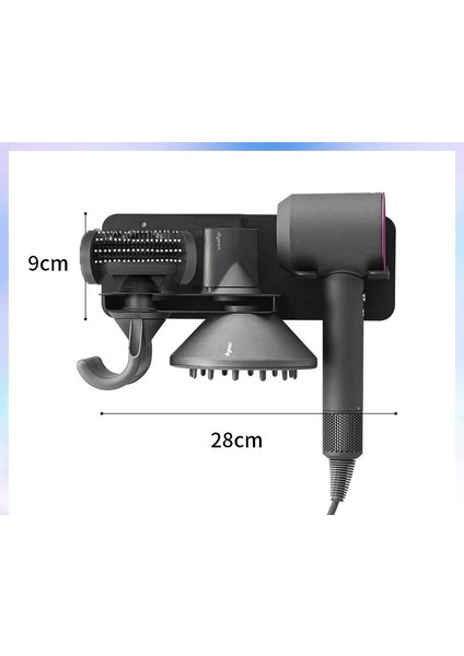 Dyson Saç Kurutma Makinesi ve Aksesuarları Depolama, Ev Tipi Duvara Monte Raf Braketi (Yurt Dışından) fiyatları