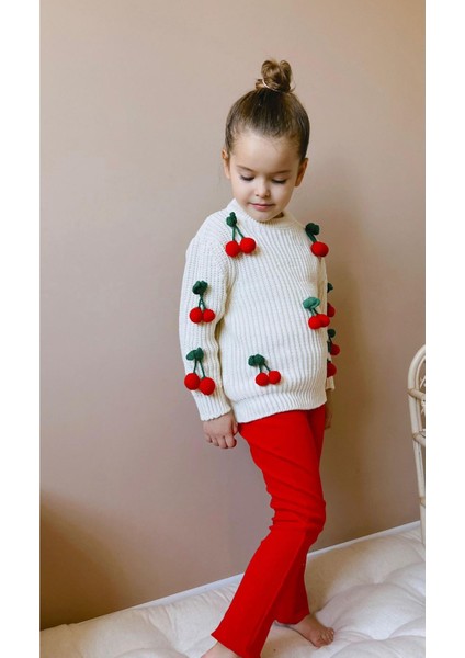 Kiraz Işleme Detaylı Triko 2 Li Takım fiyatları