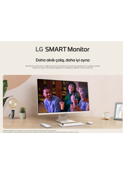 Webos Akıllı Tv Wi-Fi Apple-Android Bağlantı IPS 1920X1080 Fulhd 32 Inç 80 Ekran Smart Monitör Tv+ Logitech Kablosuz Klavye + Hareketli Duvar Montaj Aparatı