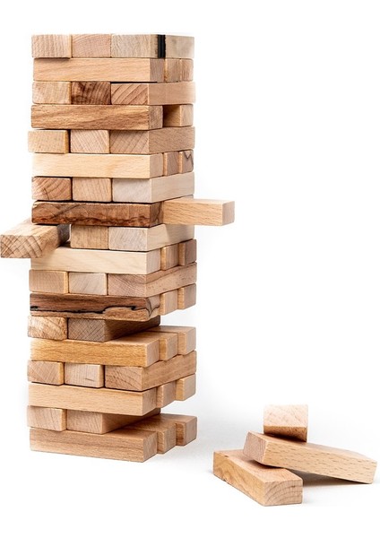 Jenga 54 Parça Denge ve Beceri Oyunu Wiss Toy - Dev Boy (4767) - MRK5572-7825