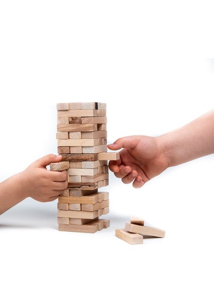 Jenga 54 Parça Denge ve Beceri Oyunu Wiss Toy - Dev Boy (4767) - MRK5572-7825