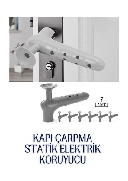 Turk 7 Li Kapı Kolu Çarpma Koruyucu Buglione Design - MRK1579-4521