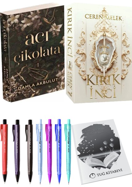 Kırık İnci ve Acı Çikolata Damla Akbulut 2'li Set + Hediyeli