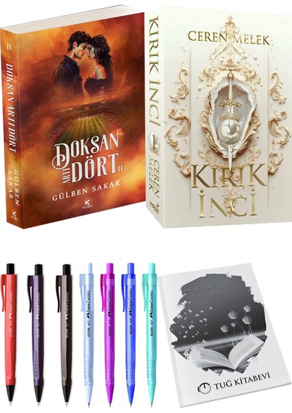 Kırık İnci ve Doksan Artı Dört 2 Gülben Sakar 2'li Set + Hediyeli