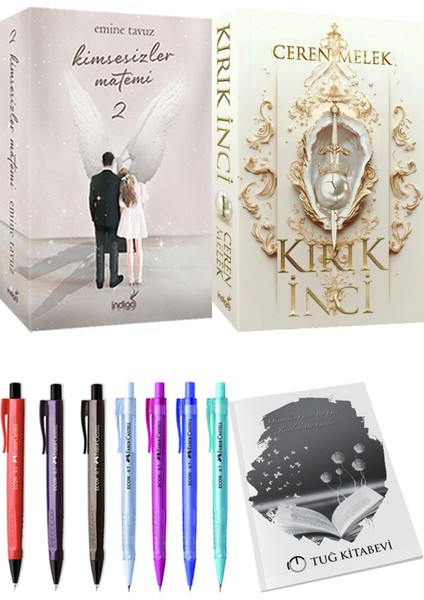 Kırık İnci ve Kimsesizler Matemi 2 Emine Tavuz 2'li Set + Hediyeli