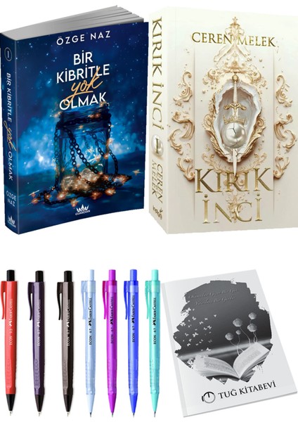 Kırık İnci ve Guardian Yayınları Bir Kibritle Yok Olmak Özge Naz 2'li Set + Hediyeli