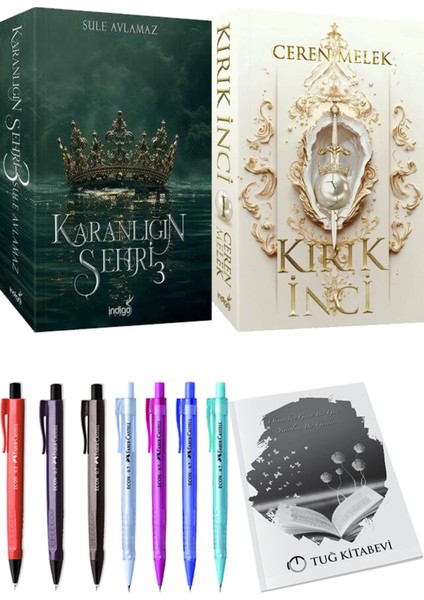 Kırık İnci ve Karanlığın Şehri 3 Şule Avlamaz 2'li Set + Hediyeli