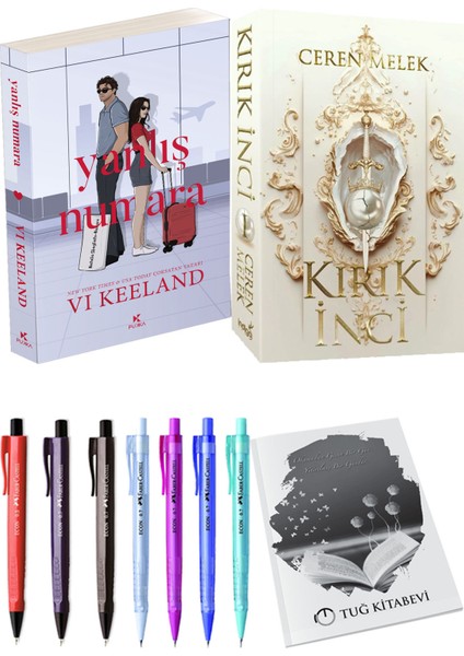 Kırık İnci ve Yanlış Numara Vı Keeland 2'li Set + Hediyeli