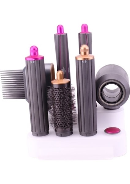 Tcherchı Masaüstü Kurutma Makinesi Saç Bigudi Depolama Rafı, Dyson Airwrap Için Uygun Gerekli Banyo Rafı (Yurt Dışından) fırsatları
