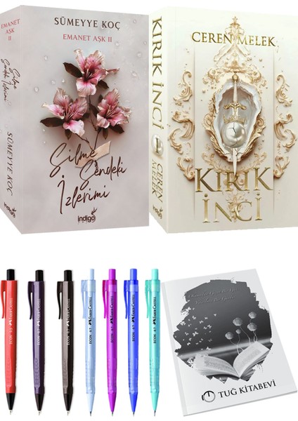 Kırık İnci ve Silme Sendeki Izlerimi Sümeyye Koç 2'li Set + Hediyeli
