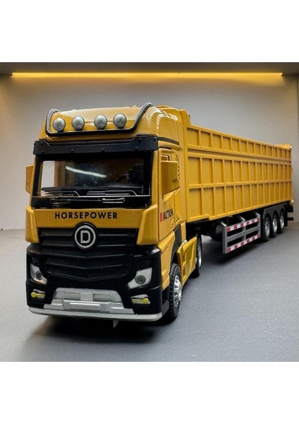 Alaşım Araba Modeli 1:50 Dökümü Genişletilmiş Iş Makinesi Kamyon Tır (Yurt Dışından)