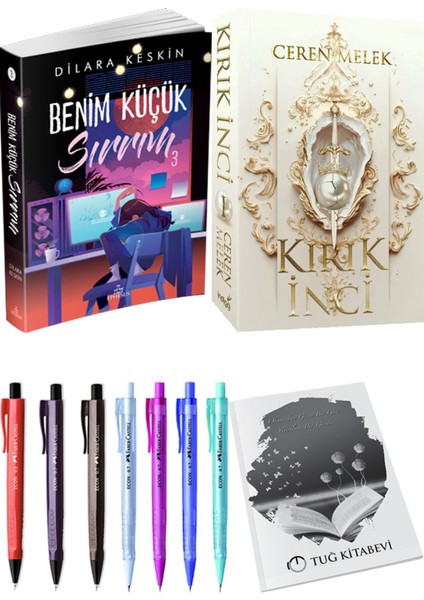 Kırık İnci ve Ephesus Yayınları Benim Küçük Sırrım 3 Dilara Keskin 2'li Set + Hediyeli