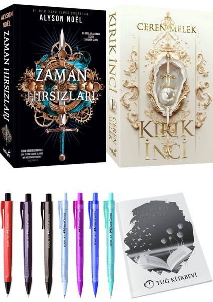 Kırık İnci ve Zaman Hırsızları Alyson Noel 2'li Set + Hediyeli