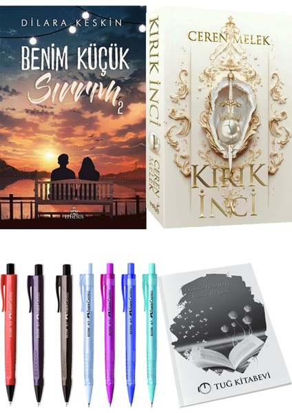 Kırık İnci ve Ephesus Yayınları Benim Küçük Sırrım 2 Dilara Keskin 2'li Set + Hediyeli