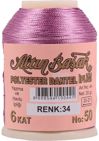 Altınbaşak Oya ve Dantel Ipi 20 gr - Turk - No: 034 - MRK8206-7227