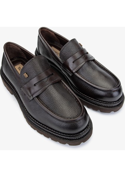 Erkek Deri Kahverengi Loafer Ayakkabı 771 504 Erk Ayk SK24-25 Kahve Fltr fiyatları
