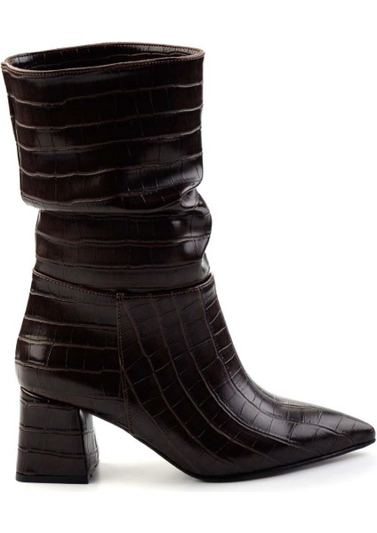 Kahve Kroko Kadın Bot & Bootie K02992152011 fiyatları