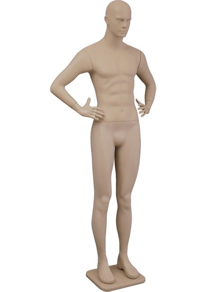 Erkek Boy Manken Eli Belinde - Plastik Tablalı
