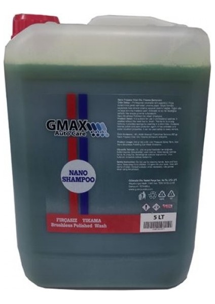 Nano Firçasiz Yikama 5lt G-Max Gold Serisi 13