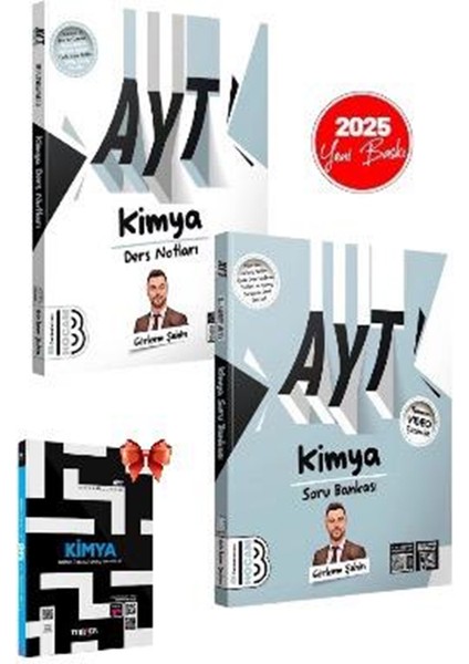 2025 AYT Kimya Ders Notları ve Soru Bankası - Marka AYT Kimya Konu Özetli Yeni Nesil Soru Bankası