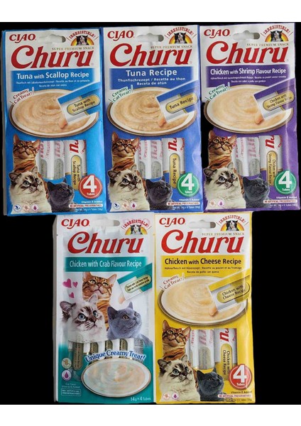 Cıao Churu Kedi Krem Ödül 5 Paket