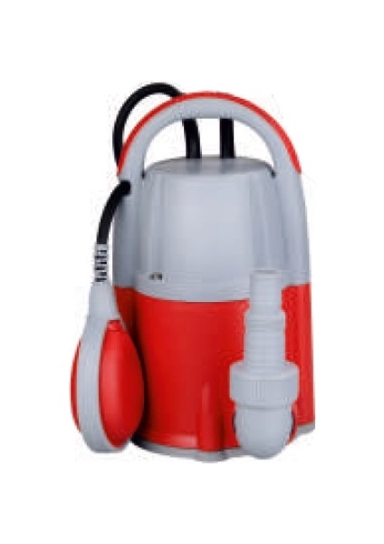 QSB-JH-400 400W 220V Plastik Fanlı Flatörlü Alttan Çıkışlı Plastik Gövdeli Temiz Su Drenaj Pompası