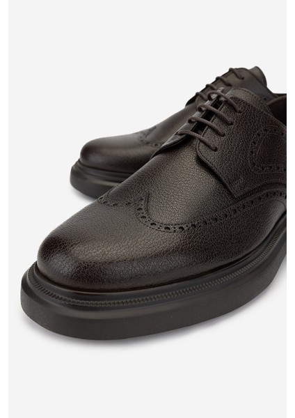 Erkek Deri Kahverengi Casual Ayakkabı 183 30462 Erk Ayk SK24-25 Kahve fırsatları