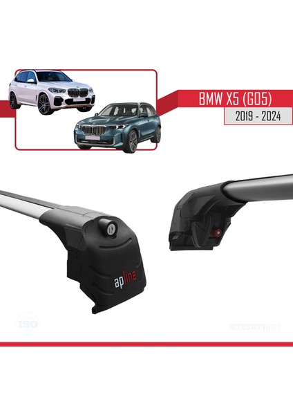 Bmw X5 (G05) 2019 ve Sonrası ile Uyumlu Ace-2 Ara Atkı Tavan Barı Gri indirimleri