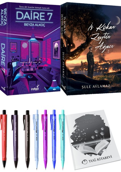 İs Kokan Zeytin Ağacı 2 ve Daire 7 Beyza Alkoç 2'li Set + Hediyeli