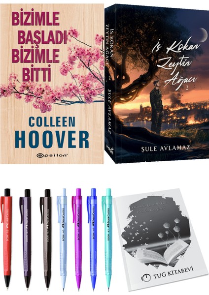 İs Kokan Zeytin Ağacı 2 ve Epsilon Yayınevi Bizimle Başladı Bizimle Bitti Colleen Hoover + Hediyeli