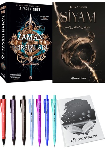 Siyam 4 Mare ve Zaman Hırsızları Alyson Noel 2'li Set + Hediyeli