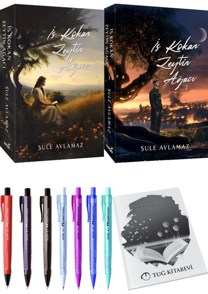 İs Kokan Zeytin Ağacı 2 ve İs Kokan Zeytin Ağacı Şule Avlamaz 2'li Set + Hediyeli