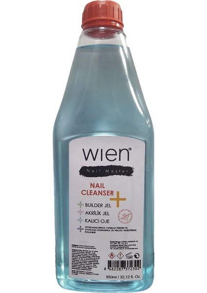 Kalıcı Oje Protez Tırnak Yapışkan Kat Silici Cleanser 1lt