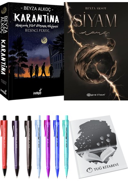 Siyam 4 Mare ve Karantina 5 Beyza Alkoç 2'li Set + Hediyeli