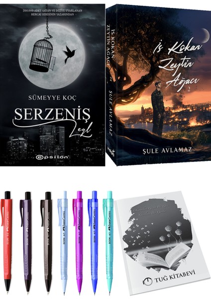 İs Kokan Zeytin Ağacı 2 ve Epsilon Yayınevi Serzeniş Leyl Sümeyye Koç 2'li Set + Hediyeli