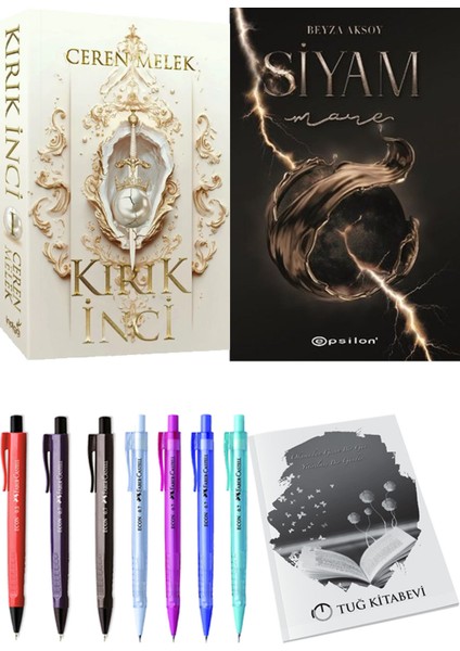 Siyam 4 Mare ve Kırık İnci Ceren Melek 2'li Set + Hediyeli