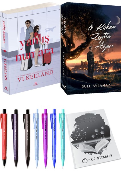 İs Kokan Zeytin Ağacı 2 ve Yanlış Numara Vı Keeland 2'li Set + Hediyeli