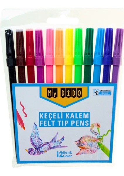 My Dido Keçeli Kalem 12 Renk