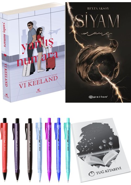 Siyam 4 Mare ve Yanlış Numara Vı Keeland 2'li Set + Hediyeli
