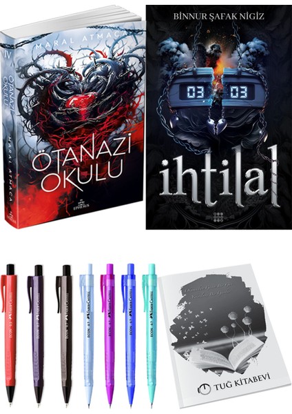 Ihtilal 2 Zede ve Ephesus Yayınları Ötanazi Okulu 4 Maral Atmaca 2li Set