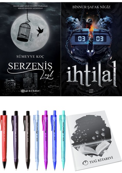 İhtilal 2 Zede ve Epsilon Yayınevi Serzeniş Leyl Sümeyye Koç 2'li Set + Hediyeli
